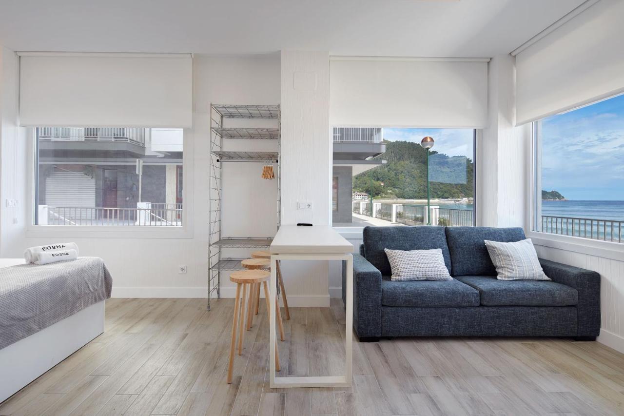 Apartamentos Egona Zarautz Sobre El Mar 외부 사진