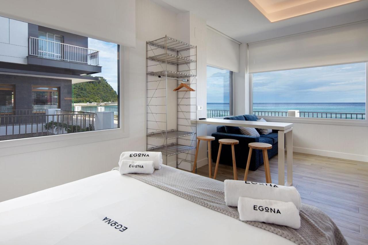 Apartamentos Egona Zarautz Sobre El Mar 외부 사진